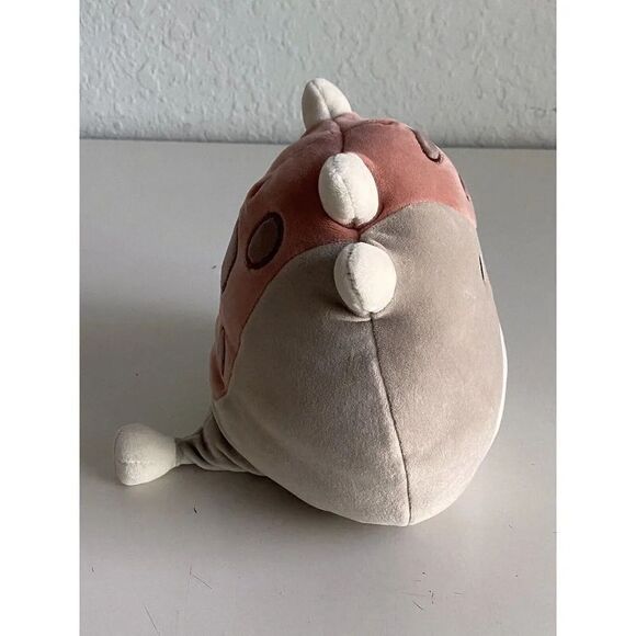 Squishmallows 8” AINHOCA Ankylosaurus Gray Taupe Brown Armored Dinosaur Soft NEW - Picture 7 of 9